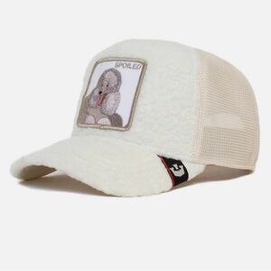 Goorin Bros Animal Farm Trucker Baseball Snapback Hat Cap FLUFFY PUPPY Spoiled